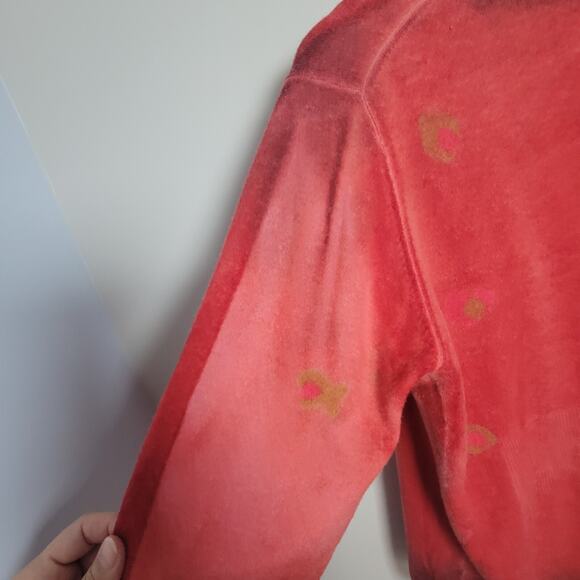 Marika Charles Women’s 4 Cashmere Blend Open Front Printed Cardigan - Picture 6 of 16